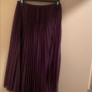 Pleated tulle skirt
